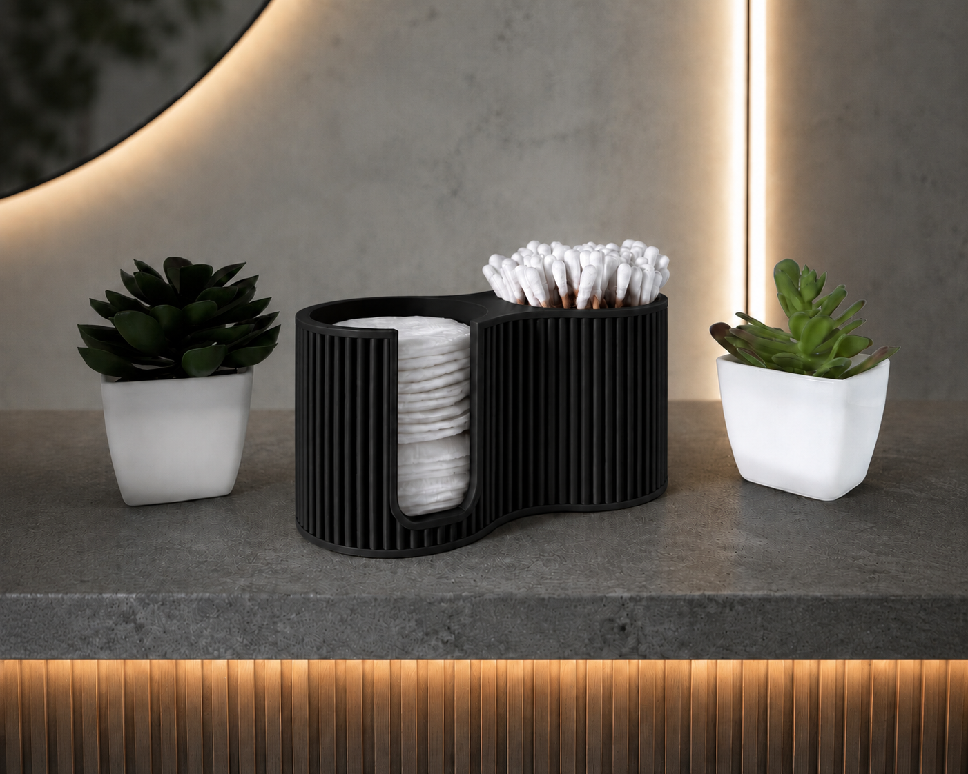 Moderner 2-in-1 Badezimmer-Organizer